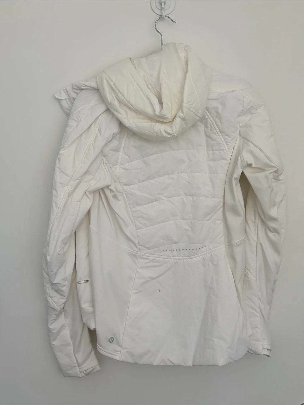 Lululemon Another Mile Jacket Lightweight White Hooded